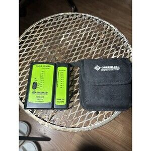 Greenlee RJ11 RJ45 PA1574 Network Ethernet Lan Internet Cable Tester